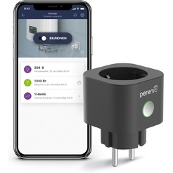 Умная розетка Perenio Power Link PEHPL02 (черный)