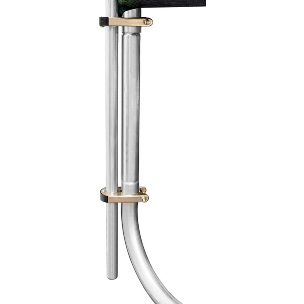 Батут Alpin 14 ft AT-435 outside зеленый (с защитной сеткой и лестницей)