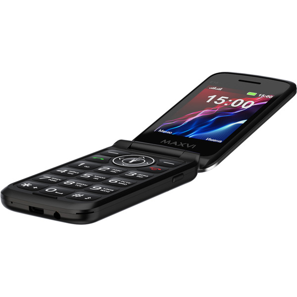 Мобильный телефон Maxvi E15 (черный)
