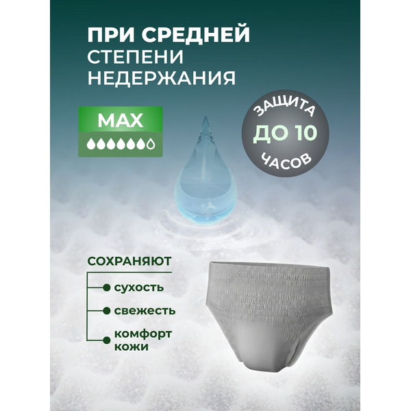 Трусы впитывающие для взрослых AKTIVOLIFE Women M (10шт)