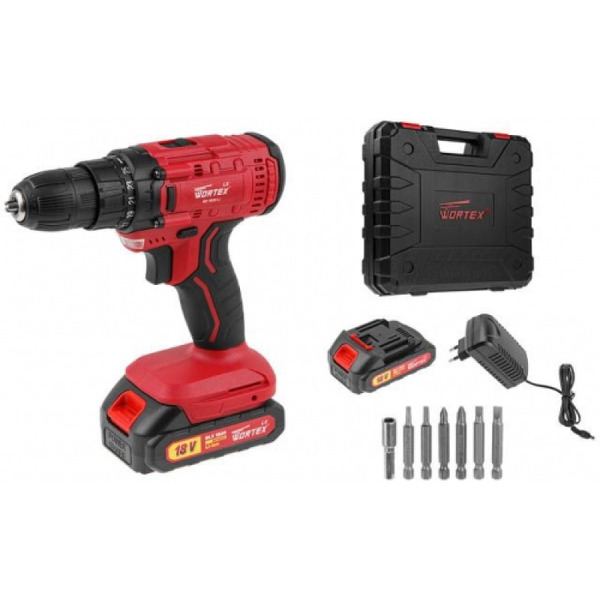 Дрель-шуруповерт Wortex LX BD 1820 Li (0329076)