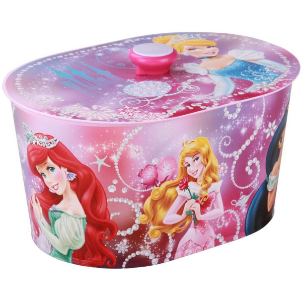 Шкатулка игрушечная Принцессы Дисней №1(люкс) овал М3340