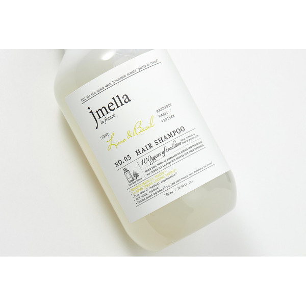 Шампунь Jmella in france Lime & Basil Hair Shampoo, 500 мл