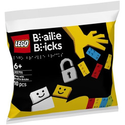 Конструктор LEGO Braille Bricks 30711 Игра с кубиками Брайля