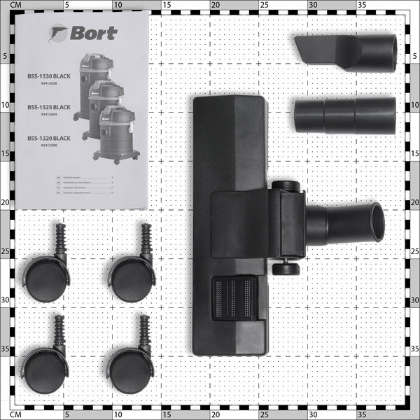 Пылесос Bort BSS-1525 Black (93412604)