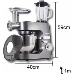 Стационарный миксер Sonifer SF-8076 (серый)