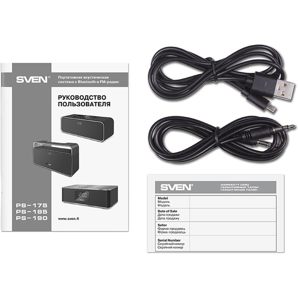 Портативная акустическая система SVEN PS-190