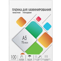 Пленка для ламинирования Гелеос A5 75 мкм LPA5-75