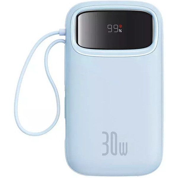 Внешний аккумулятор Baseus Qpow 2 Digital Display 20000mAh (голубой)