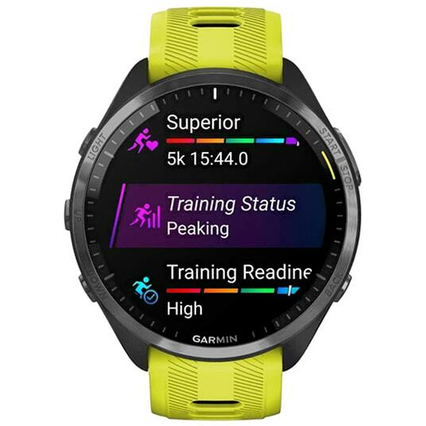 Умные часы Garmin Forerunner 965 (черный/желтый)