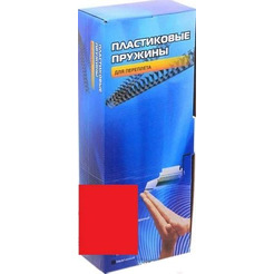 Пластиковые пружины Office Kit 38мм / 20204746-50 (50шт, красный)