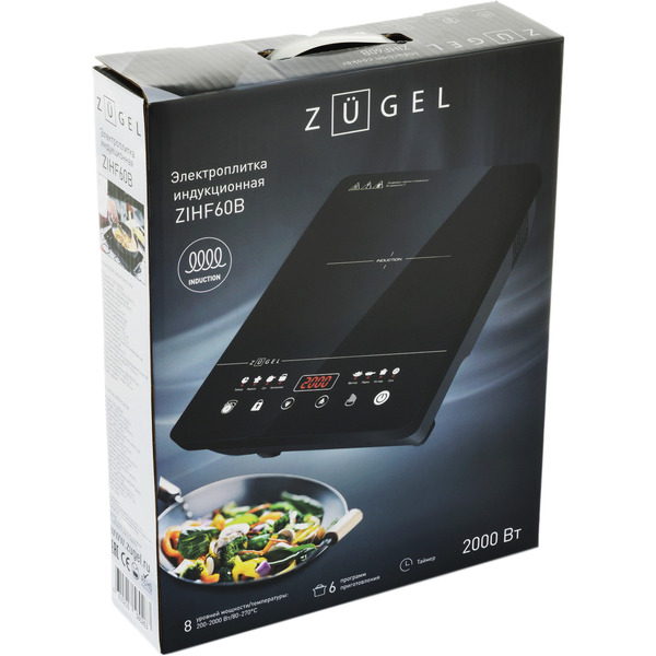 Настольная плита ZUGEL ZIHF60B
