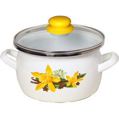 Кастрюля Сантэкс 1-2430112 (ваниль, белый)