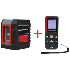 Набор Profipower Лазерный нивелир NL-02G + дальномер PLD-80 (E0335-5)