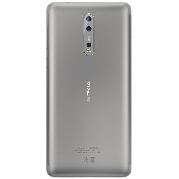 Смартфон NOKIA 8 стальной (11NB1S01A09)