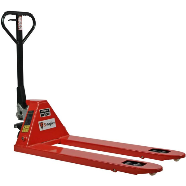 Ручная гидравлическая тележка Shtapler AC 2500 PU (низкопрофильная 65мм)