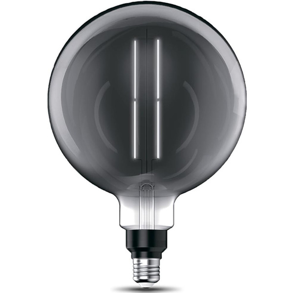 Лампа Gauss Filament G200 6W 330lm 4000К Е27 gray straight LED 154802205
