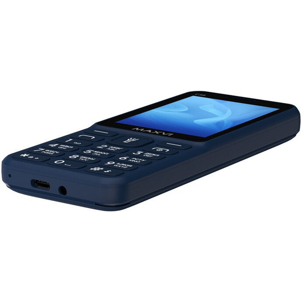 Кнопочный телефон Maxvi C38 (синий)