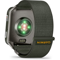 Умные часы Garmin Venu X1 (титановый/зеленый)