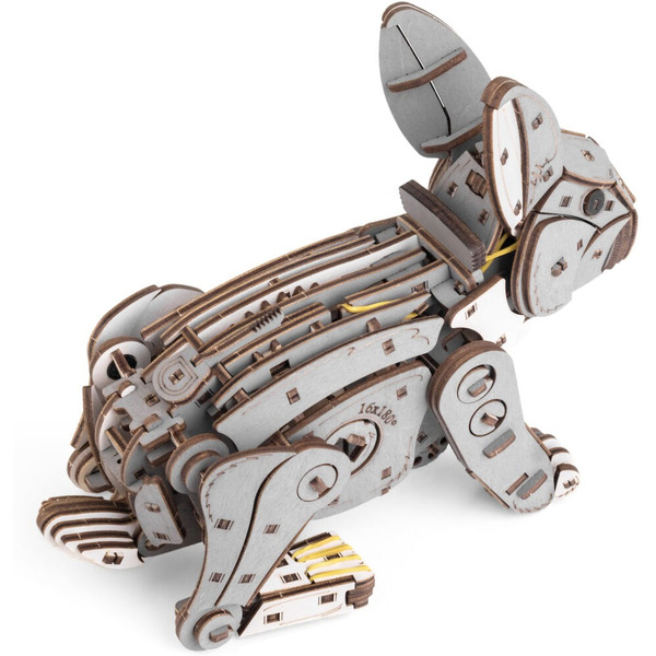 Механическая модель в виде конструктора EWA Кролик серый