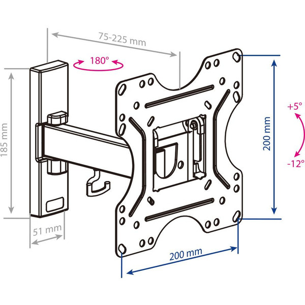 Кронштейн Kromax OPTIMA-213