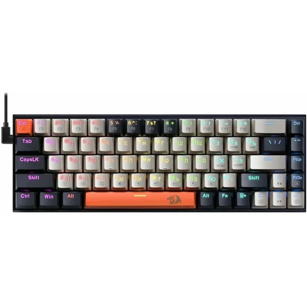 Проводная игровая клавиатура REDRAGON Ryze (71342) красные свичи