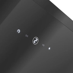 Кухонная вытяжка FABER TOCCO BK 50 черный/черное стекло 330.0702.952