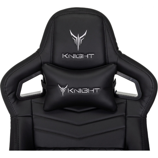 Игровое кресло Knight Hunter (черный экокожа)