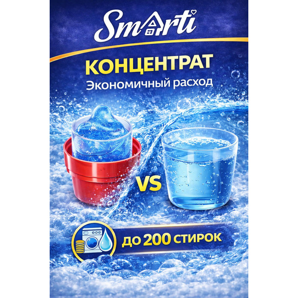 Гель для стирки Smarti ALL in ONE универсальный 2L (80 стирок)