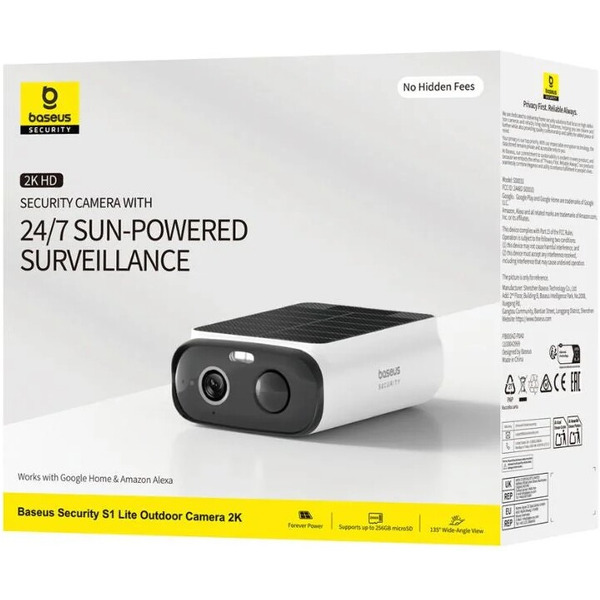 IP-камера Baseus Security S1 Lite Outdoor Camera 2K (S0003300)