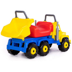 Автомобиль-каталка Полесье Супергигант-2 24590 (жёлто-красный)