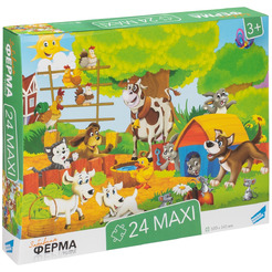 Пазлы детские Dream Makers "Ферма MAXI ", 24 элемента RI2403C