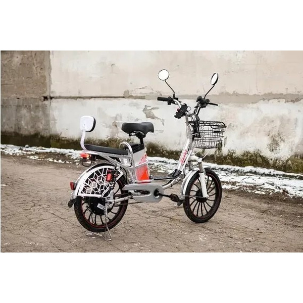 Электровелосипед AVM E-ALFA 20 Pro (серебристый)