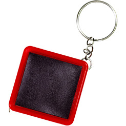 Рулетка сувенирная на магните "Дай пять добру" красная