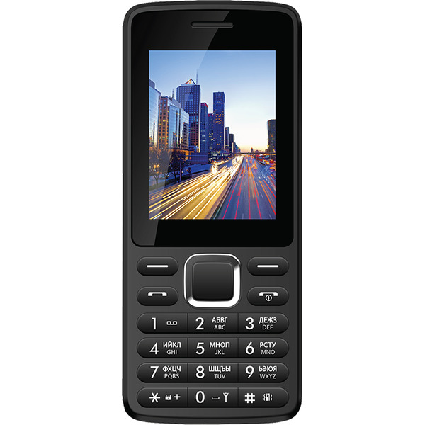 Мобильный телефон VERTEX D518  черный
