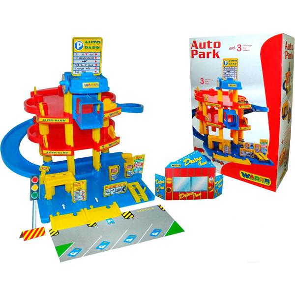 Игровой набор Полесье Паркинг 3-уровневый с автомобилями 37893