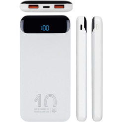 Внешний аккумулятор RIVACASE VA2540 (10 000mAh) White