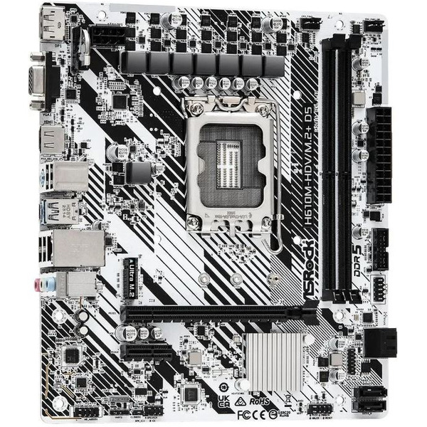 Материнская плата ASRock H610M-HDV/M.2+ D5