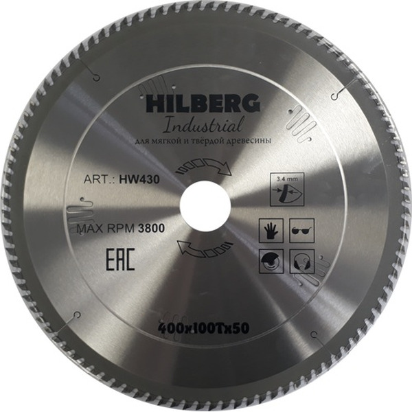 Пильный диск Hilberg HW430 400*50*100Т
