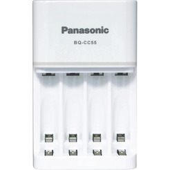 Зарядное устройство Panasonic BQ-CC55E (белый)