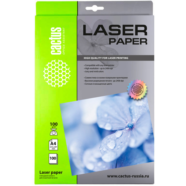 Фотобумага Cactus CS-LPA4100100