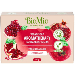 Натуральное мыло BioMio BIO-SOAP гранат и эфирное масло базилика, 90 г