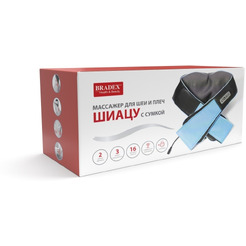 Массажер Bradex для шеи и плеч «ШИАЦУ» с сумкой KZ 0566