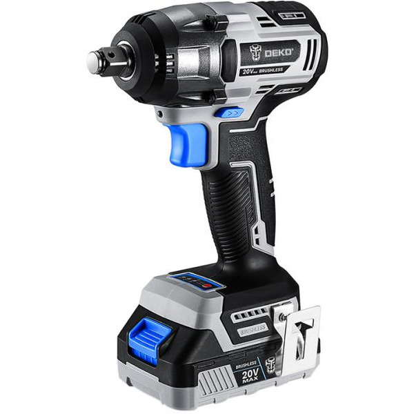 Гайковерт Deko DKIS20 063-4033 (с 2-мя АКБ, кейс)