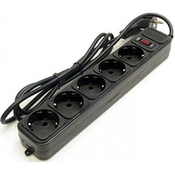 Сетевой фильтр GEMBIRD SPG3-B-15PPB 5роз 5m Black