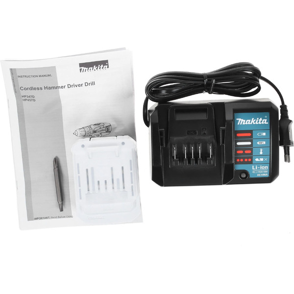 Дрель-шуруповерт Makita HP347DWE