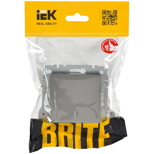 Выключатель IEK Brite BR-V12-1-10-K46