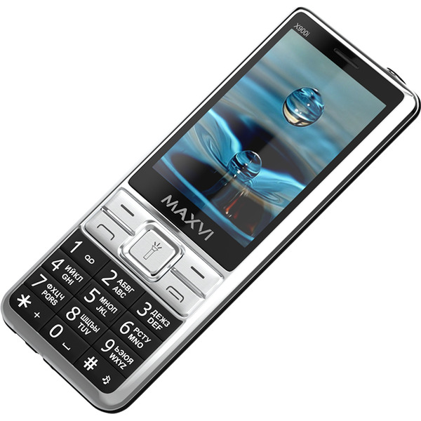 Кнопочный телефон Maxvi X900i (черный)