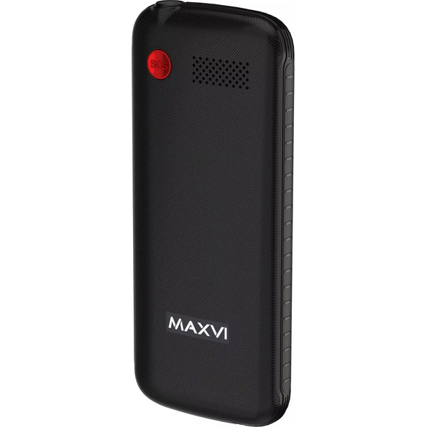 Кнопочный телефон Maxvi RT-04 с док-станцией (черный)
