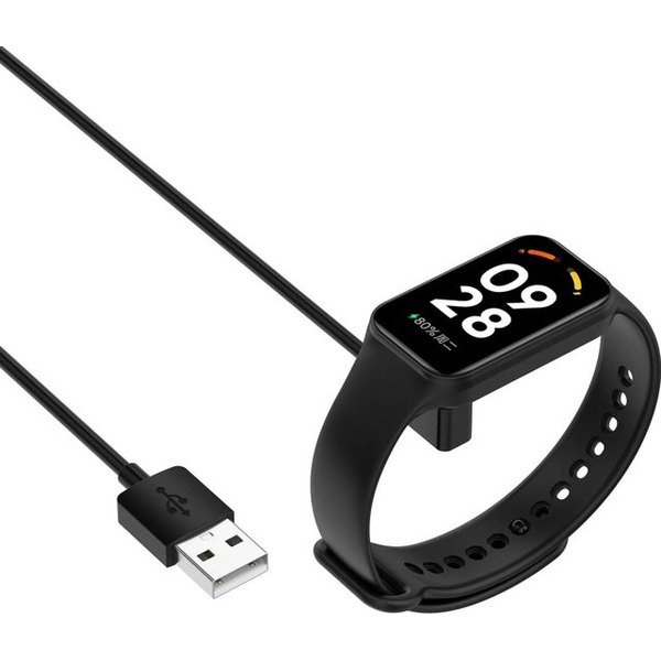 Зарядный кабель Bingo для Xiaomi Mi Band 8/Redmi Smart Band 2 (черный)